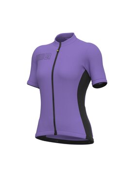 Alé Cycling Alé Cycling Koszulka rowerowa Solid Color Block Fioletowy Regular Fit