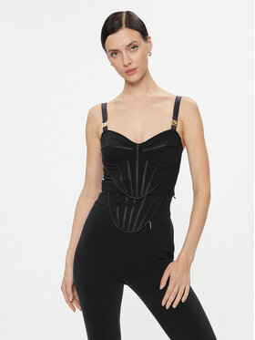 Elisabetta Franchi Elisabetta Franchi Top TO-007-37E2-V290 Černá Slim Fit