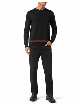 Billionaire Billionaire Longsleeve 3961 Czarny Regular Fit