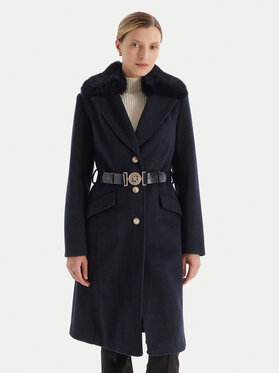 Guess Guess Płaszcz przejściowy W5BL25 W2672 Granatowy Regular Fit