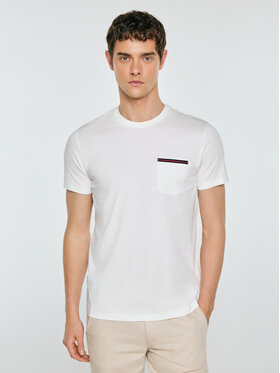 BIG STAR BIG STAR T-Shirt TOMS Biały Basic Fit