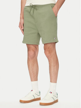 Tommy Jeans Tommy Jeans Спортивні шорти Flag Beach DM0DM21931 Зелений Regular Fit