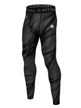 PITBULL PITBULL Legginsy Legginsy sportowe Dot Camo II S Szary Regular Fit