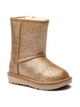 Ugg Ugg Παπούτσια T Classic Short II Glitter 1098491T Χρυσό