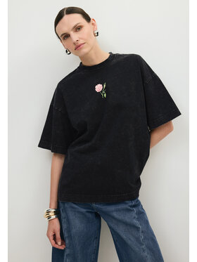 BIZUU BIZUU T-Shirt RIONA OVERSIZED Czarny