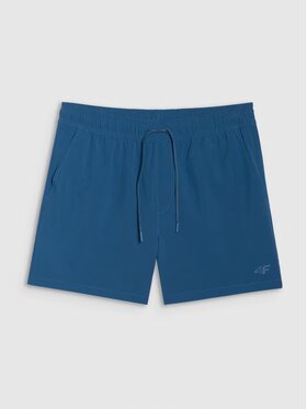 4F 4F Szorty plażowe 4FWSS25UBDSM134-46S Zielony Regular Fit