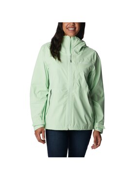 Columbia Columbia Kurtka outdoor Columbia Ampli-Dry Waterproof Shell Jacket Zielony Regular Fit