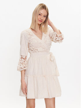 YAS YAS Рокля 26030144 Бежов Regular Fit
