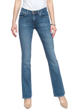 Wrangler Wrangler Jeansy BOOTCUT Niebieski Regular Fit