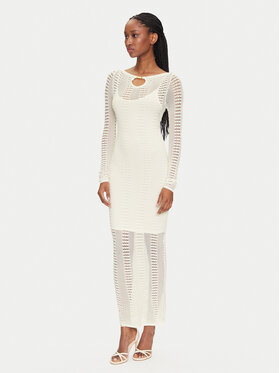 Marciano Guess Marciano Guess Trikotažinė suknelė 5GGK45 5869Z Balta Regular Fit