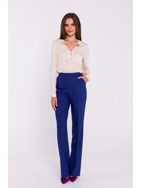 Stylove Stylove Bavlnené nohavice S371 Modrá Ladies Fit