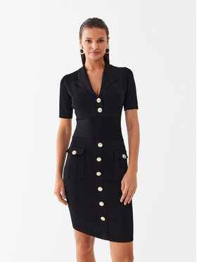 Marciano Guess Marciano Guess Každodenné šaty 3YGK00 5036Z Čierna Slim Fit