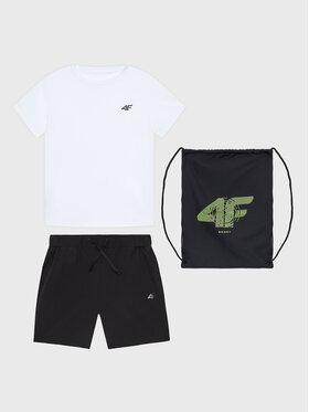 4F 4F Komplet t-shirt i spodenki HJZ22-JSETRM001 Kolorowy Regular Fit
