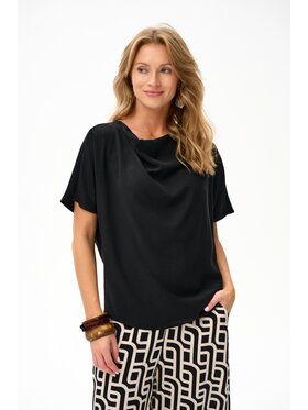 blue shadow blue shadow Bluzka Neri 2 Czarny Regular Fit