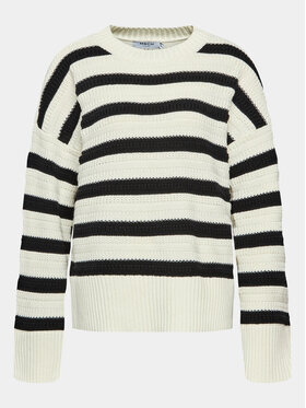 Moss Copenhagen Moss Copenhagen Pulover Mschjillena 17745 Bela Casual Fit