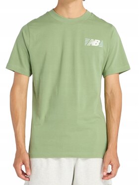 New Balance New Balance T-Shirt MT6179UMAAR Zielony Standard Fit