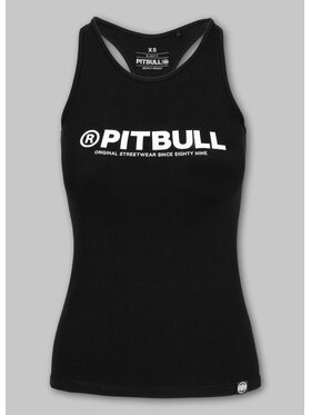PITBULL PITBULL Tank top Tank Top damski Rib PITBULL R XL Czarny Regular Fit