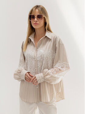 LIDIA KALITA LIDIA KALITA Koszula Dorothy Biały Loose Fit