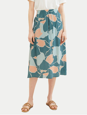 Tom Tailor Tom Tailor Midi sijonas 1040348 Žalia Regular Fit
