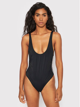 Stella McCartney Stella McCartney Бански костюм Sporty Logo S7BG61570.00112 Черен