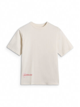4F 4F T-shirt BASIC+ Bianco Oversize