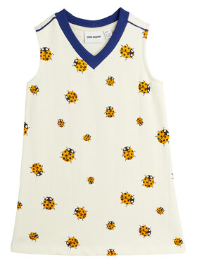 MINI RODINI MINI RODINI Sukienka codzienna 2525010911 Biały Regular Fit