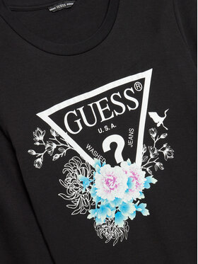 Guess Vsakodnevna Obleka J3YK13 KA6W4 Črna Regular Fit