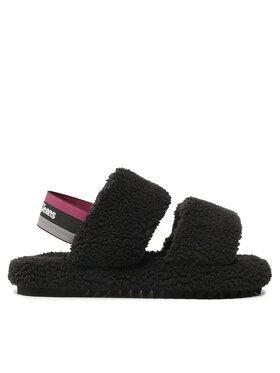 Tommy Jeans Tommy Jeans Papuci de casă Tj Winter Sandal 2D EN0EN02031 Negru