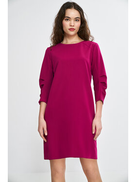 NIFE NIFE Sukienka codzienna S267 Różowy Relaxed Fit