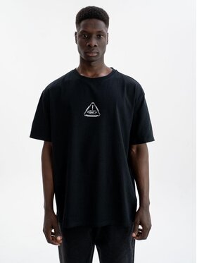 Point X Point X T-Shirt Koszulka Z Krótkim Rękawem Oversize Męska Czarna Point X Impulse 2XL Czarny Oversize