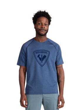 Rossignol Rossignol T-Shirt Westweg Shield Granatowy Regular Fit