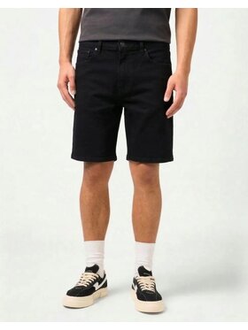 Wrangler Wrangler Szorty jeansowe CARPENTER Czarny Regular Fit