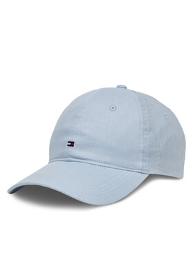 Tommy Hilfiger Tommy Hilfiger Бейсболка Essential Flag Linen Cap AW0AW17130 Блакитний