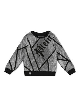 PHILIPP PLEIN PHILIPP PLEIN Mikina 30167 Čierna Regular Fit