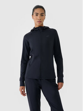 4F 4F Bluza techniczna 4FWMM00TFSWF653-20S Czarny Authentic Slim Fit