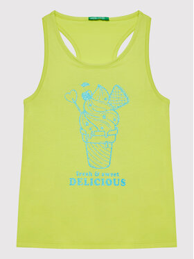 United Colors Of Benetton United Colors Of Benetton Felső 3096CH00G Sárga Regular Fit