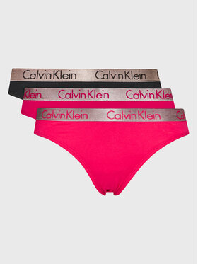 Calvin Klein Underwear Calvin Klein Underwear Komplet 3 par fig klasycznych 000QD3561E Kolorowy