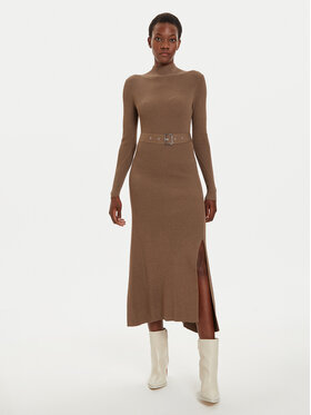 KARL LAGERFELD KARL LAGERFELD Rochie tricotată 246W1321 Maro Slim Fit