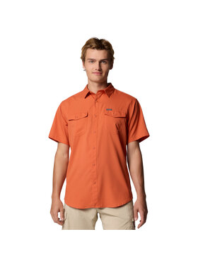 Columbia Columbia Koszula Columbia Utilizer II Solid Short Sleeve Shirt Pomarańczowy Regular Fit
