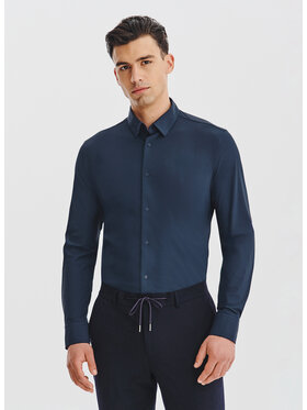 Pako Lorente Pako Lorente Koszula P25WF-1X-048 Granatowy Slim Fit