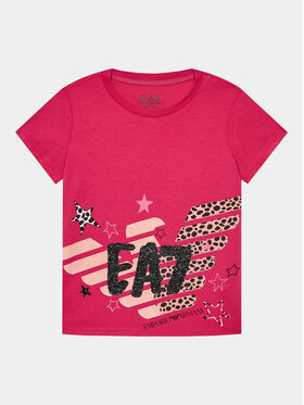 EA7 Emporio Armani EA7 Emporio Armani T-Shirt 6RFT06 FJDZZ 1419 Różowy Regular Fit