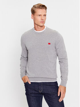 Hugo Hugo Пуловер San Cassius-C1 50475083 Сив Regular Fit