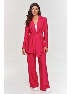 Makadamia Makadamia Garnitur m883 Różowy Loose Fit