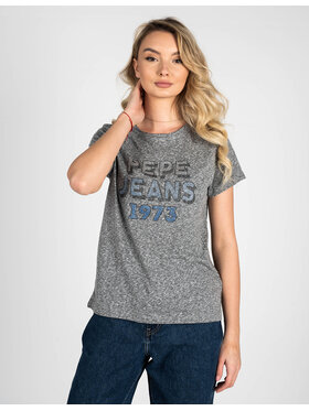 Pepe Jeans Pepe Jeans T-Shirt PL504817 | Bibiana Šedá Regular Fit