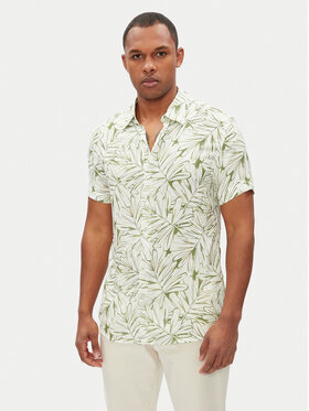 Guess Guess Cămașă M5GH75WD4Z2 Alb Slim Fit