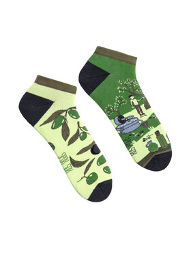 Spox Sox Spox Sox Skarpety stopki unisex Stopki Oliwki Kolorowy