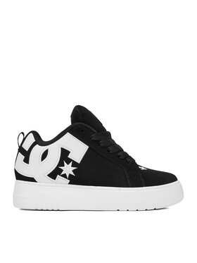 DC Shoes DC Shoes Sneakersy EO-COURT GRAFFIK PLATFORM DC02422004 Čierna
