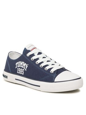 Tommy Hilfiger Tommy Hilfiger Кеди Varisty Low Cut Lace-Up Sneaker T3X9-32833-0890 S Cиній