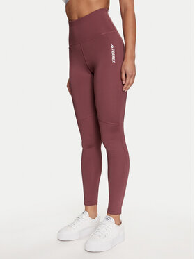 adidas adidas Legingi Terrex Multi IP6882 Rozā Slim Fit