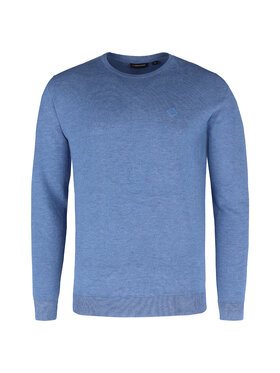 Volcano Volcano Sweter S-MARC Niebieski Regular Fit